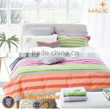 Bright Stripe Bedding Sets Duvet Cover Pillow Case