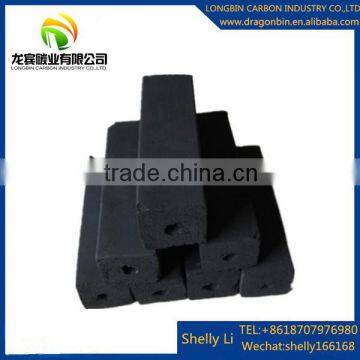 Black Charcoal Type and Lump Shape Long burning time lump bamboo charcoal