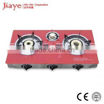 Tempered Glass Surface Material and Gas Cooktops Type gas hob JY-TG3007