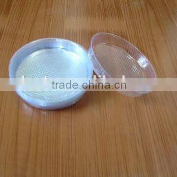 pvc round shape plastic blister food tray