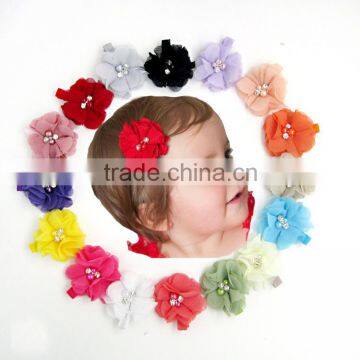 C54 Hot sale pearl decorative flower fancy hair clips