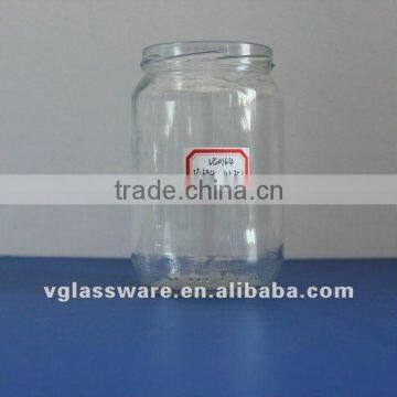 Vista brand glass jar glass jar with metal lid