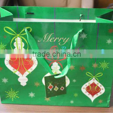 2014 hot sale good quality christmas gift paper bag