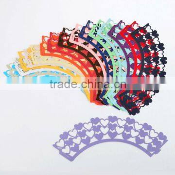 High Quality Laser Cut Cupcake Wrapper With Customized Designs photo-6