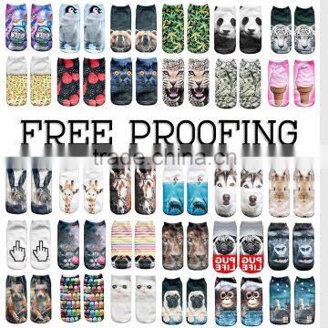 Wholesale Customized Sublimated Photo Print 3d Socks photo-6