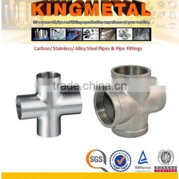 butt weld pipe fitting cross