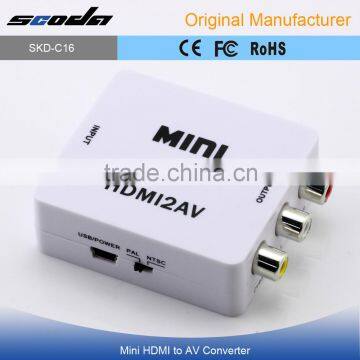 Portable Mini HDMI to AV Converter