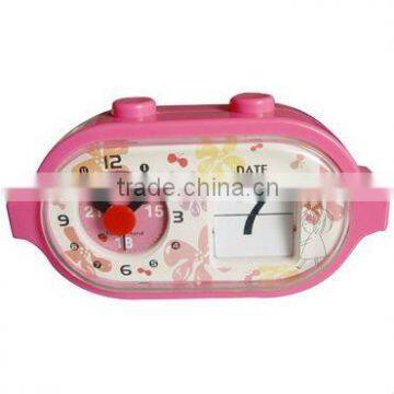 The new design lovely desk calender clock