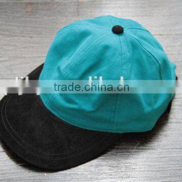 wholesale good quality plain suede baseball cap