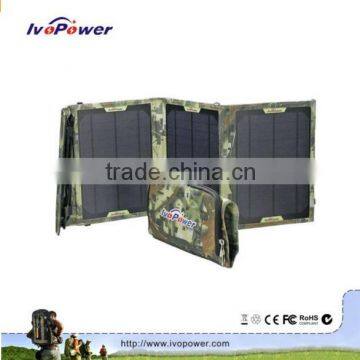 14w foldable detachable portable folding panels Solar charger for macbook notebook mobile phones laptop outdoors