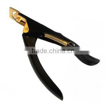 Black Color Cotted Acrylic Nail Cutter Artificial Nail Clipper