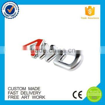 wholesale ABS car emblem chromed plate ,Custom plastic emblem logo for car