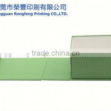 Simple design folding cosmetic packaging box