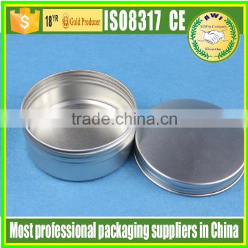 100g 150g 200g 250g 0.5oz 1oz 2oz Aluminum cream jar stock available aluminium tin/aluminum can