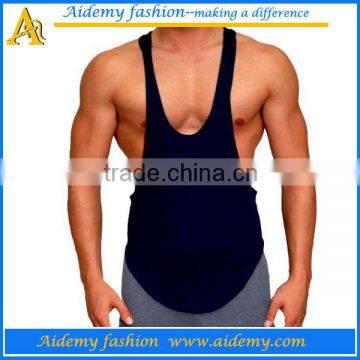 fashionable cotton blend cotton men stringer vest