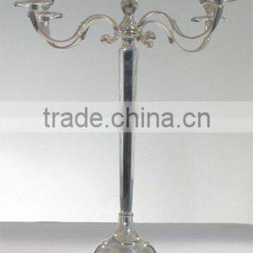 Silver 5 arms candelabra