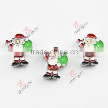 Christmas Gift Metal Santa Claus Charm (JP08)