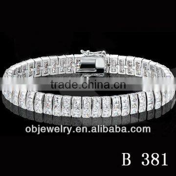 Elegant luxury zircon party bracelet unique design with 925 silver jewelry