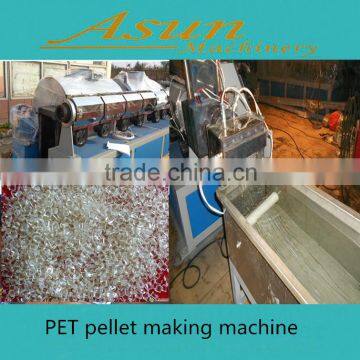 PET pelletizing machine/ plastic pelletizing making machine