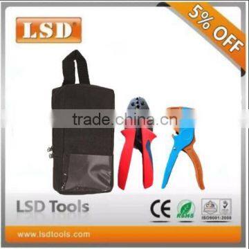 LSD Good Quilty Hot Sale L054YJ-7DU Tool Bag With Hand Crimping Tools and Multi Function Cable Strippers Combination Tools Set