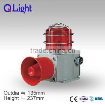 Heavy Duty Bulb Revolving Warning Light with Sounder