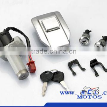 SCL-2013040381 for HORSE I QJ125F motorcycle lock set scooter parts from China