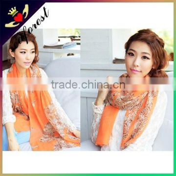 bright color popular fashion cheap scarf for young girls