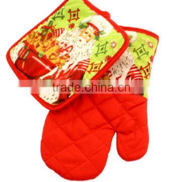 christmas deisgns kitchen oven mitts with photo printing