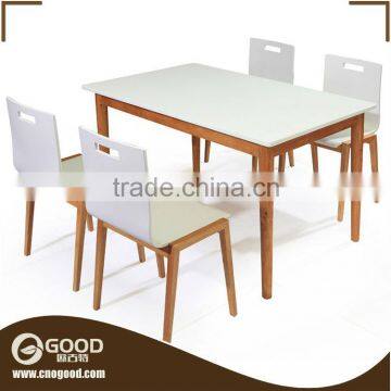 Modern Metal Leg Dining Table Set 011