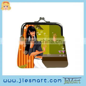 coin purse custom printing metal frame animation printing