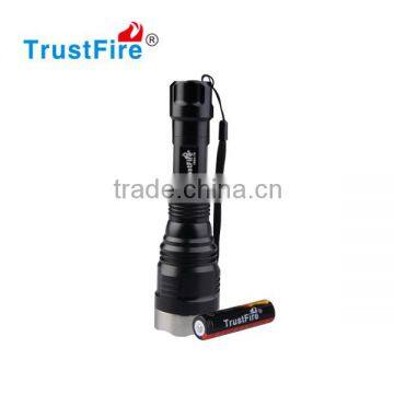 TrustFire 168A-T6 xml-2 long range led light 18650 led flashlight with attack head