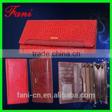 Wholesale cheap female fashion trends PU leather wallet and purses for human