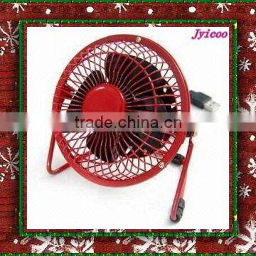JY501B metal material super mini desktop rechargeable usb cooling fan for summer gift