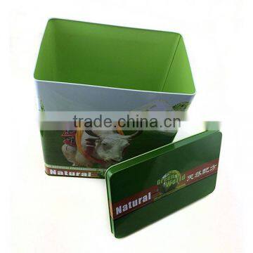 Square Metal Wine Tin Wholesale Alcoholic Drink Tin Container photo-3