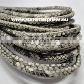 Nappa Leather Cords - Snake Style - Rock 2 - 2.5mm