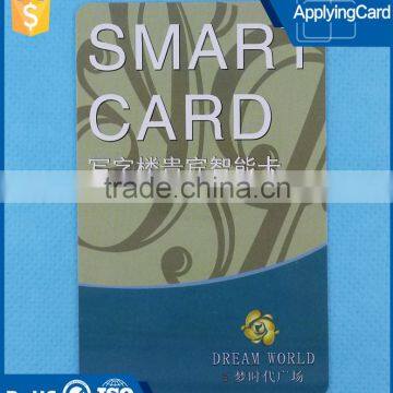 Logo printing pvc RFID card 13.56mhz smart contactless card for access control