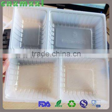 4 grids PP food container