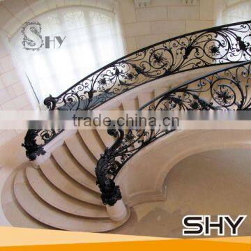 interior wrought iron railing design