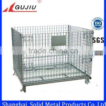 Industiral Warehouse wire mesh steel storage cage