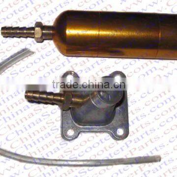 Performance 15MM CNC Intake Manifold and Accelerator 47CC 49CC Mini Moto ATV Quad Dirt Pit Pocket bike Parts Golden