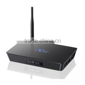 X92 octa-core T820MP3 GPU 5ghz wifi bt4.0 hdmi2.0 tv box