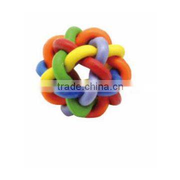 Colorful Rainbow Ball Pet Toy