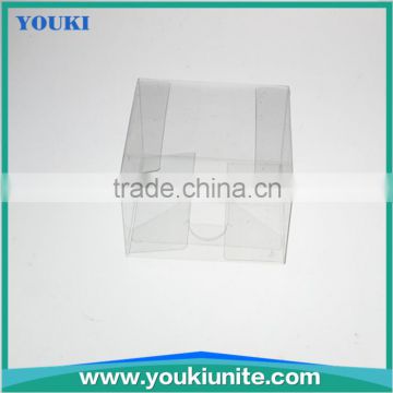 transparent color 8*8*8cm craft plastic box