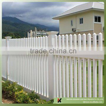 Square plastic picket fence