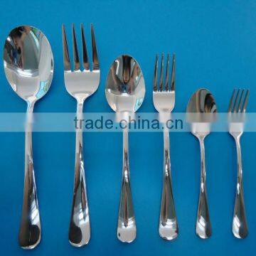 2015 Low price high quality mirror polish stainless steel flatware