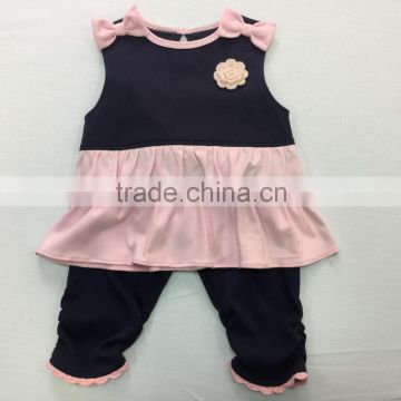 Toddler clothings, infant baby suit, fashion girl spring summer clothing set