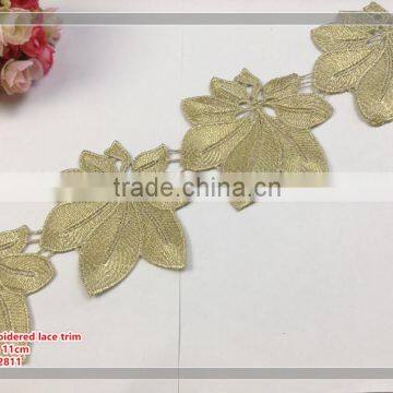 fashion water soluble embroidered lace trimming