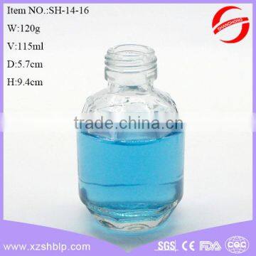 wholesale 115ml parfume bottle fancy round glass bottles for perfume