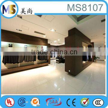 MDF clothing display cabinet for sale men garment