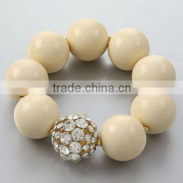 Wholesale charm bracelets/round colorful bead bracelets-B22036-1